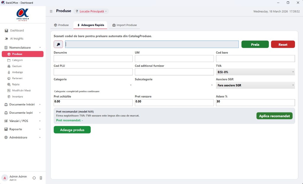 Configurare si personalizare SoftOK 2.0